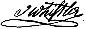 signature de John Whistler