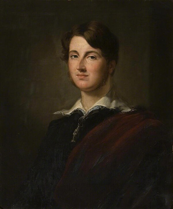 The Earl of Sandwich as a young man by Sir George Hayter.