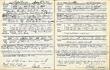 Journal kept by Cape Reinga Lighthouse Keeper (1945) Journal kept by Cape Reinga Lighthouse Keeper (11456459585).jpg