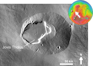 <span class="mw-page-title-main">Jovis Tholus</span> Martian geographical feature