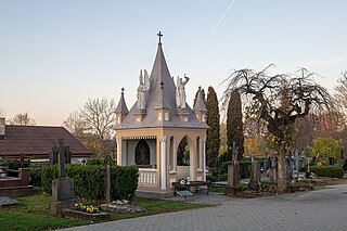 <span class="mw-page-title-main">Jurgis Ambroziejus Pabrėža grave chapel</span> Chapel in Lithuania