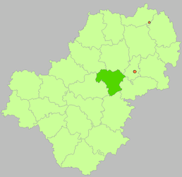 District de Babyninsky - Carte