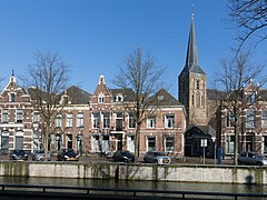 De Bovenkerk vanaf Vloeddijk-Muntsteeg