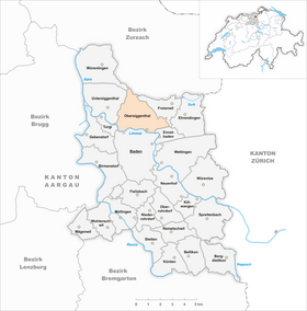 Mappa di Obersiggenthal