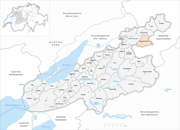 Oberwil bei Büren – Mappa