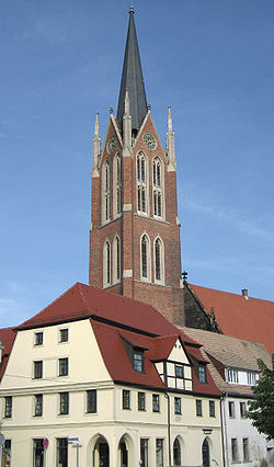 Bell tower in the Markt church