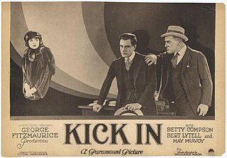 <i>Kick In</i> (1922 film) 1922 film by George Fitzmaurice