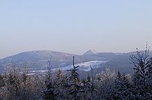 View of Klíč in winter