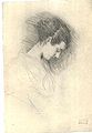 Klimt - Brustbild eines Mädchen mit gesenktem Kopf nach links.jpg