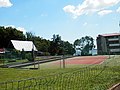 Tennis courts in the Kamenec recreational area