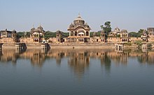 Kusum Sarovar („Blumensee“)-Ghat in Mathura