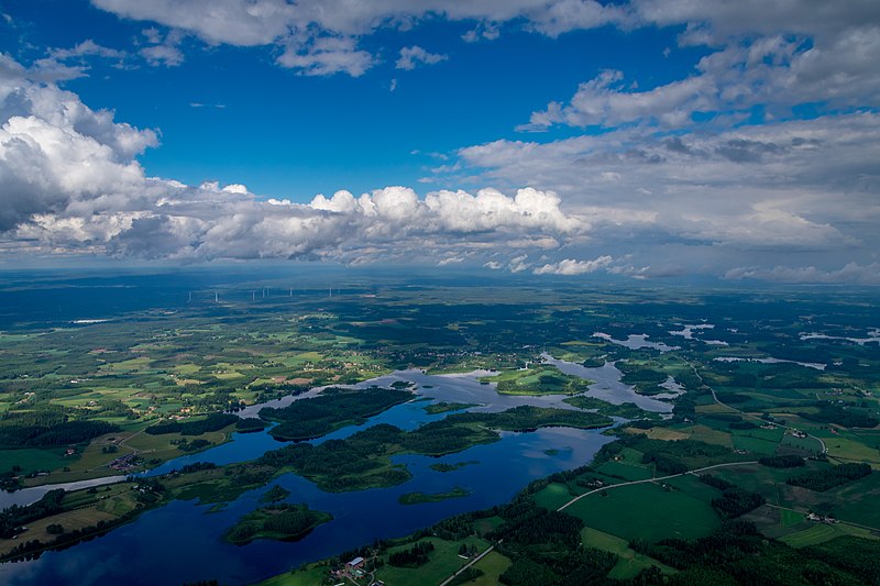 File:Lake Jämijärvi from air.jpg