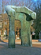 Henry Moore's Large Arch.