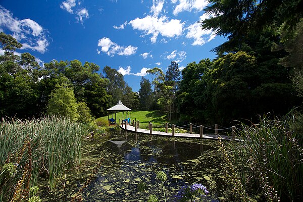 Lassiters Lake. The walkway was constructed in 2010, during a revamp of the sets