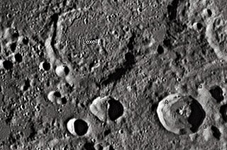 Lexell (crater) Lunar impact crater in the southern part of the Moon