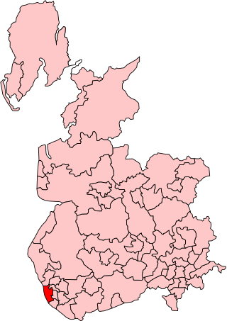 <span class="mw-page-title-main">Liverpool Scotland Exchange (UK Parliament constituency)</span> Parliamentary constituency in the United Kingdom, 1974–1983