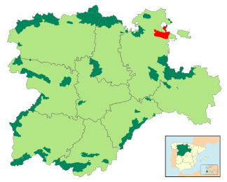 Location of the Montes Obarenes-San Zadornil Natural Park in the Autonomous Region of Castile and León