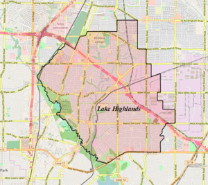 300px location map of lake highlands%2c dallas