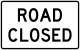 Road closed