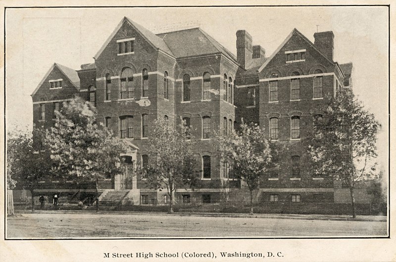 File:M Street High School (colored) Washington, DC 1906.jpg