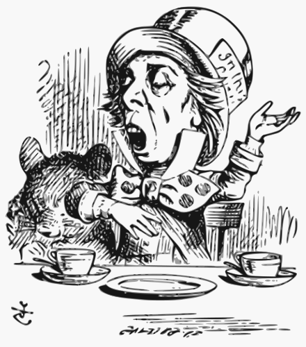 While the name of Lewis Carroll's Mad Hatter may contain an allusion to the hatters' syndrome, the character itself appears to have been based on an eccentric furniture dealer.