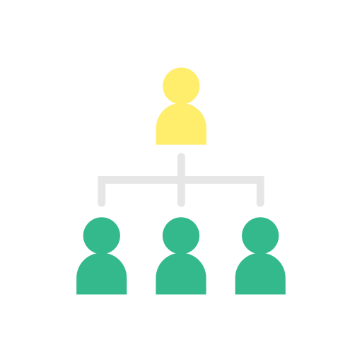 File:Management Hierarchy Flat Icon.svg