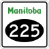 Provincial Road 225 marker