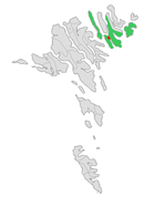 Ligging van de gemeente Klaksvíkar kommuna