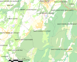 Saint-Laurent-du-Pont - Localizazion