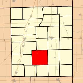 Placering af Ash Grove Township