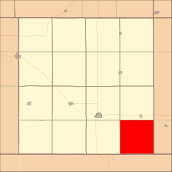 Map highlighting Republican City Township, Harlan County, Nebraska.svg