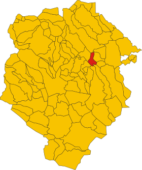 Map of comune of Strona (province of Biella, region Piedmont, Italy).svg