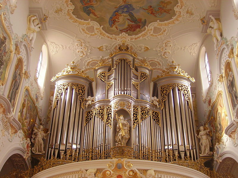 File:Mariastein Kloster St. Maria Basilika Innen Orgel 4.JPG