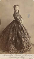 Queen Maria Pia of Portugal, Princess of Italy, 1863