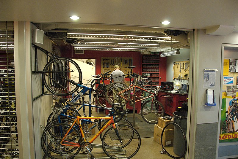 File:McDonald's Cycle Center Repair Shop.jpg