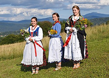 Contemporary costume of Beskid Gorals