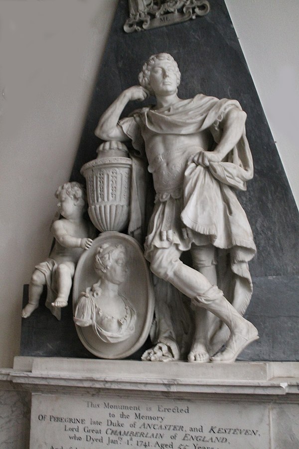 Memorial to Peregrine Bertie in Edenham church