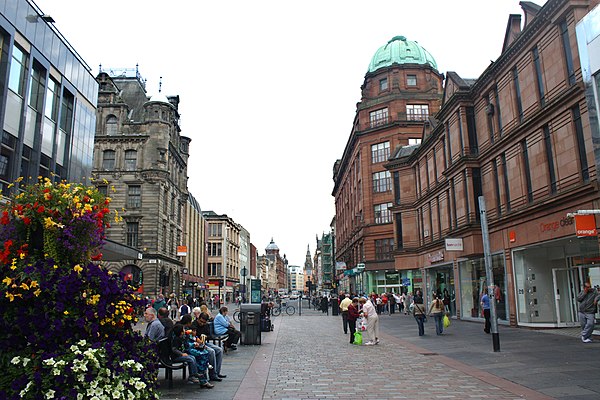 Argyle Street looking eastwards towards Trongate