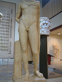 Escultura de Mercurio procedente del foro romano. Museo Arq.de Cartagena