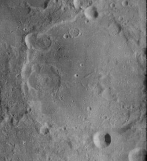 Messala (crater) impact crater