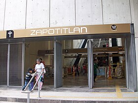 Entrada da estação.