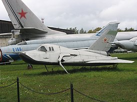 MiG-105.11 no museu da aviação em Monino (região de Moscou)