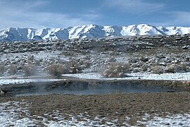 Winter at Mickey Hot Springs