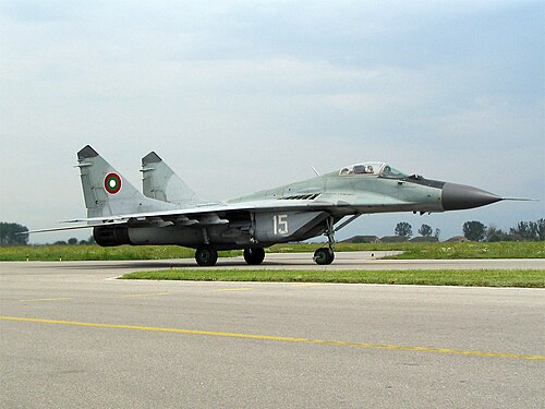 A BAF MiG-29 at Graf Ignatievo Air Base