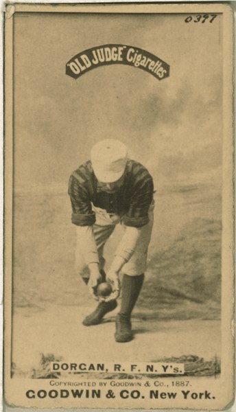 File:Mike Dorgan, New York Giants, baseball card portrait LCCN2007686576.tif