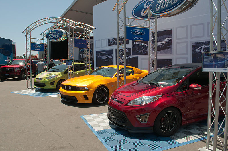 File:Modified Ford Fiesta and Mustang (5871299521).jpg