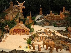 مغارة الميلاد التقليدية التشيكية.