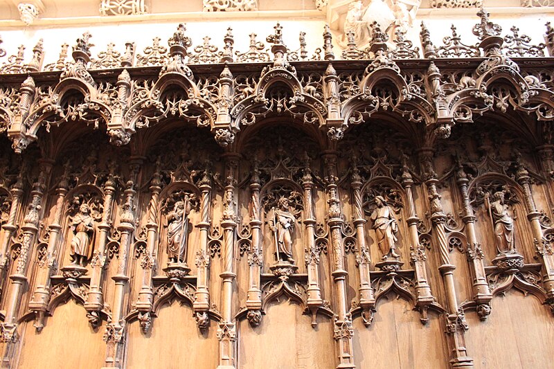 File:Monastère Royal de Brou - Choirs stalls 5.jpg