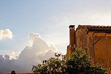 Nuvem de tempestade em Montbrun-les-Bains