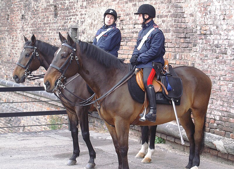 File:Mounted police Italy 02.jpg